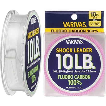 Varivas Shock Leader 100% Fluorocarbon Line 10 lb– 0,26 mm