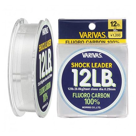 Varivas Shock Leader 100% Fluorocarbon Line 12lb 0,29mm