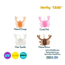Bioszilikon kisrák ‘Worthy CRAB’ 2 cm