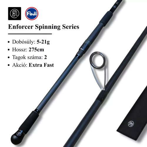 RBM Enforcer Spinning 5-21g 275cm Extra Fast 2 részes 2025 pergető horgászbot