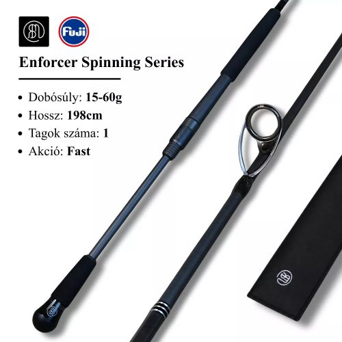RBM Enforcer Spinning 15-60g 198cm Fast 2025 pergető horgászbot