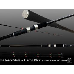   RBM EnforceStart Carboflex 12ft 366cm Method Heavy feeder horgászbot