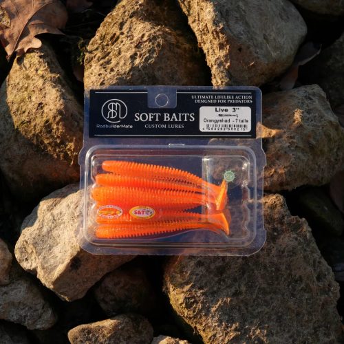 RBM Live 2 inch Orangy Shad