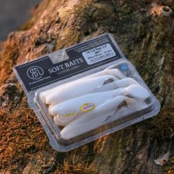 Tik-Tak Shad White 4.5 inch