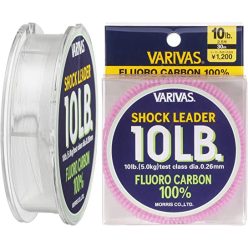 Varivas Shock Leader 100% Fluorocarbon Line 10 lb– 0,26 mm