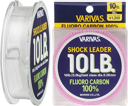 Varivas Shock Leader 100% Fluorocarbon Line 10 lb– 0,26 mm