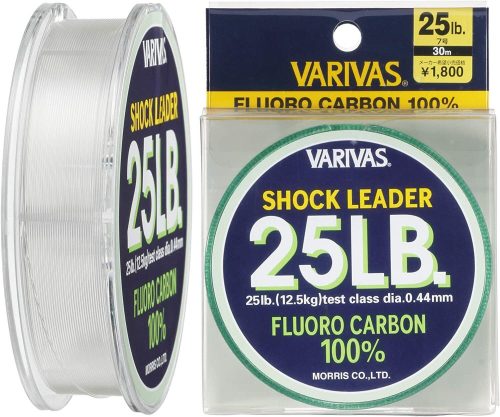 Varivas Shock Leader 100% Fluorocarbon Line 25 lb– 0,44 mm